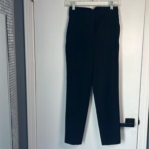 Black office ankle office pant size 2